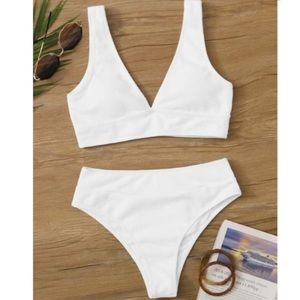 White bikini set